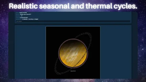 The Atlas Screenshot - Realistic seasonal and thermal cycles.