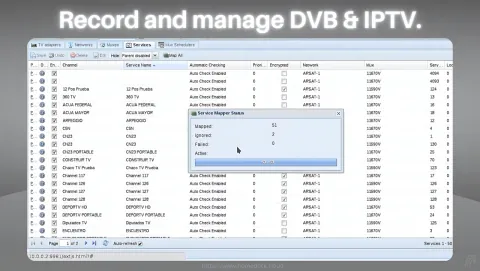 TVHeadend Screenshot - Record and manage DVB & IPTV.