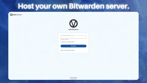 vaultwarden Screenshot