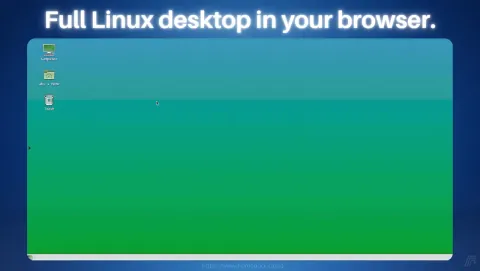 Webtop Screenshot - Full Linux desktop in your browser.