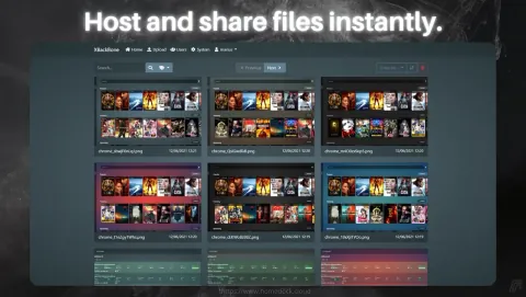 XBackBone Screenshot - Host and share files instantly.