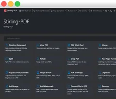 Stirling PDF Featured Desktop Screen