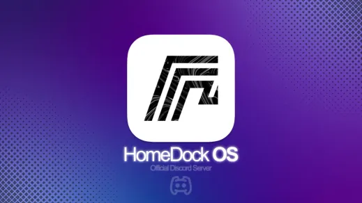 HomeDock OS Community Discord Server promotional join banner