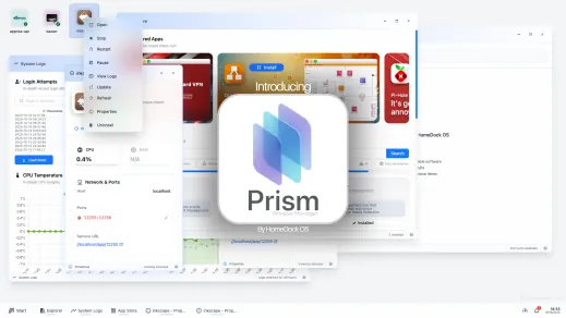 Prism Windows Manager Interface