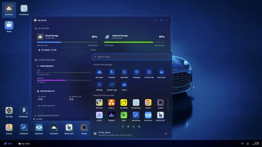 HomeDock OS running on a Raspberry Pi 5