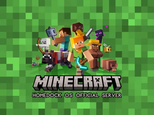 Join the official HomeDock OS Minecraft server for free