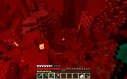 Our Nether is just different in the HomeDock OS Minecraft server, but we love it, and you will too